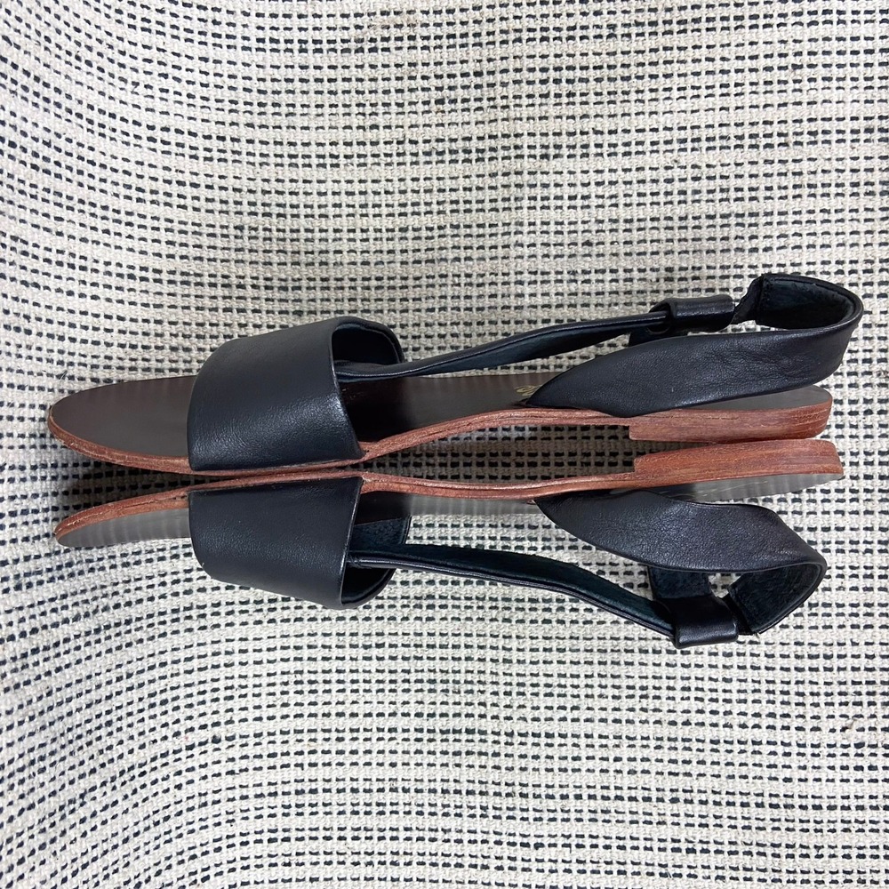 Free People Black Leather Sandals - Picture 8 of 10